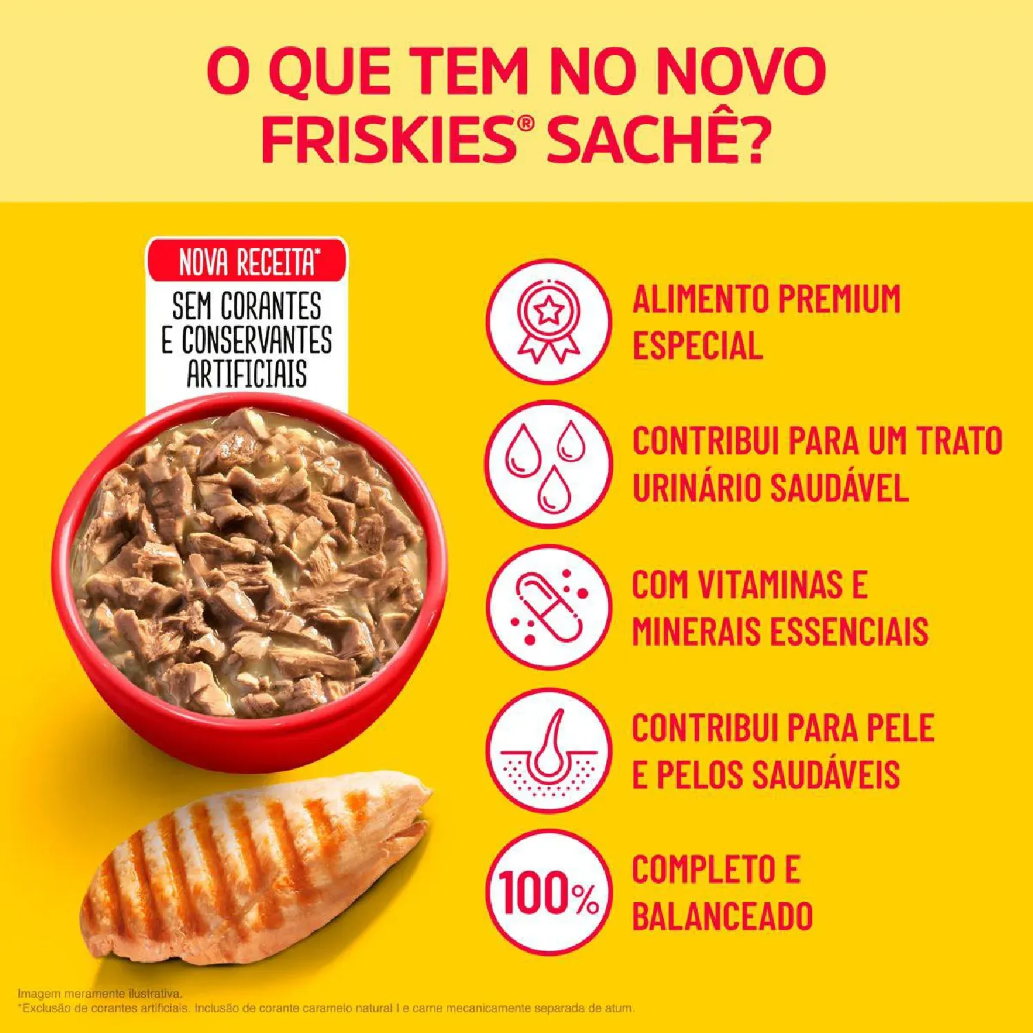 Racao Umida Friskies Gatos Adultos Frango ao Molho benficios-05